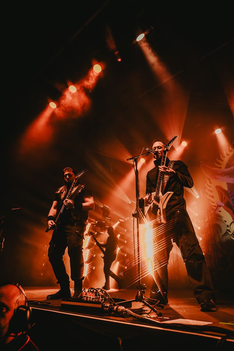 Trivium performing live at AEC Theatre in Adelaide